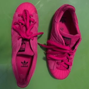 Pink Adidas sneakers
